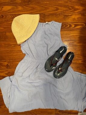 Nordstrom Light Blue Midi Dress